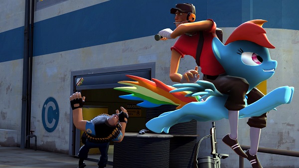 Garry's Mod: Team Fortress 2 & Rainbow Dash