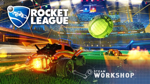 Rocket League with Steam Workshop