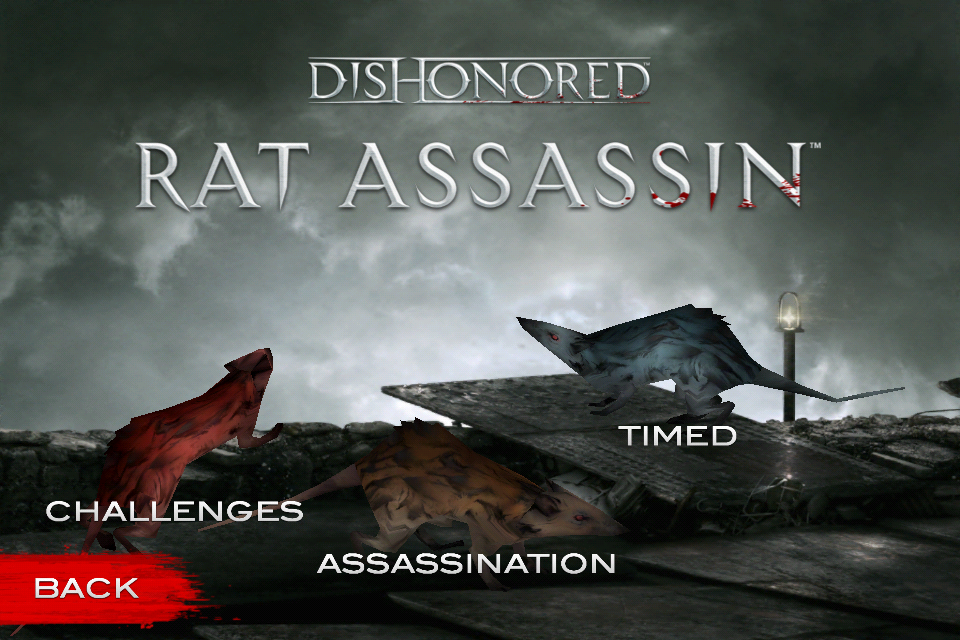 Dishonored Rat Assassin: Les modes