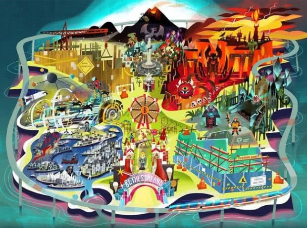 E3 2017 - Bethesda Theme Park