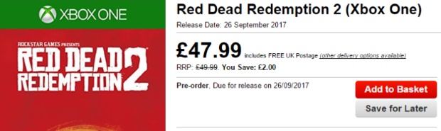 Red Dead Redemption 2 - Release date leak