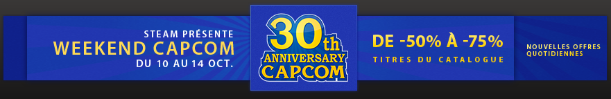 Capcom: 30e anniversaire sur Steam