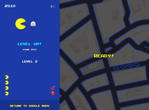 Google Maps - Pac-Man