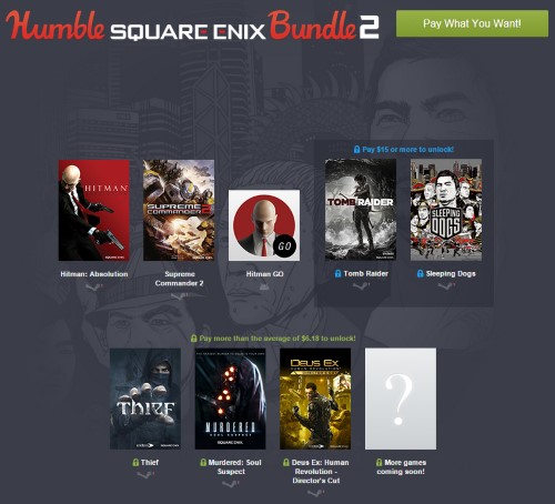 Humble Bundle Square Enix 2