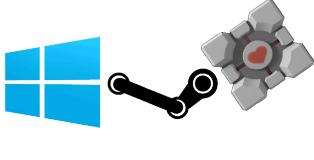 Windows 10 Steam and Portal Cube