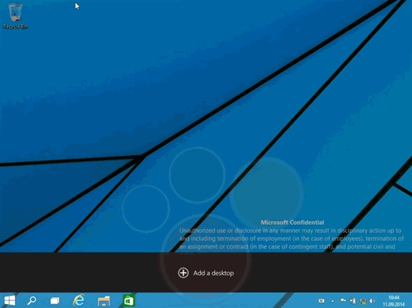 Windows 9 - Virtual Desktop